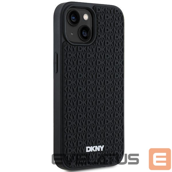 Muu telefoni lisavarustus DKNY DKNY 3D Rubber Repeat Pattern case for iPhone 15/14/13 - black