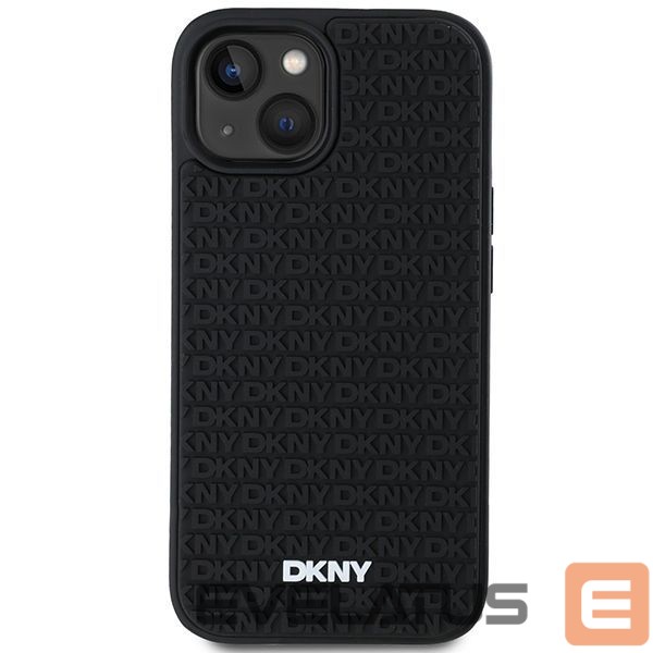 Muu telefoni lisavarustus DKNY DKNY 3D Rubber Repeat Pattern case for iPhone 15/14/13 - black