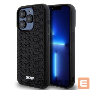 Muu telefoni lisavarustus DKNY  DKNY 3D Rubber Repeat Pattern case for iPhone 15 Pro Max - black 