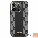 Muu telefoni lisavarustus DKNY  DKNY Leather Checkered Mono Pattern MagSafe Case for iPhone 15 Plus / 14 Plus - Black 