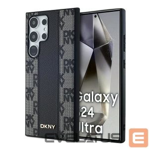 Muu telefoni lisavarustus DKNY  DKNY Leather Checkered Mono Pattern MagSafe Case for Samsung Galaxy S24 Ultra - Black 
