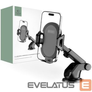 Automaatne hoidja Tech-Protect  Tech-Protect V1 Car Phone Holder for Windshield/Cockpit - Black 
