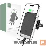 Adaptrid Tech-Protect  Tech-Protect CW19 MagSafe magnetic car holder with 15W inductive charger for air vent - black 