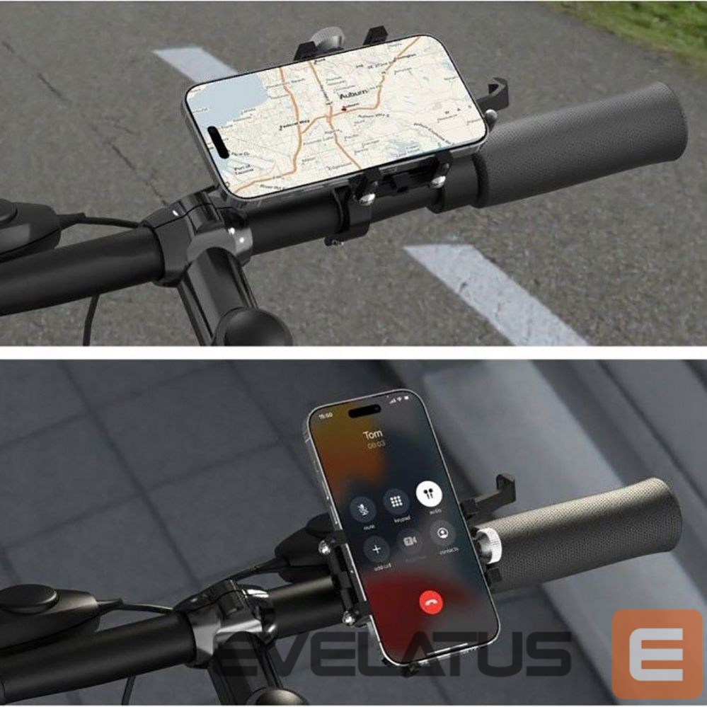 Automaatne hoidja Tech-Protect Tech-Protect V1 Universal Bike Phone Holder - Black