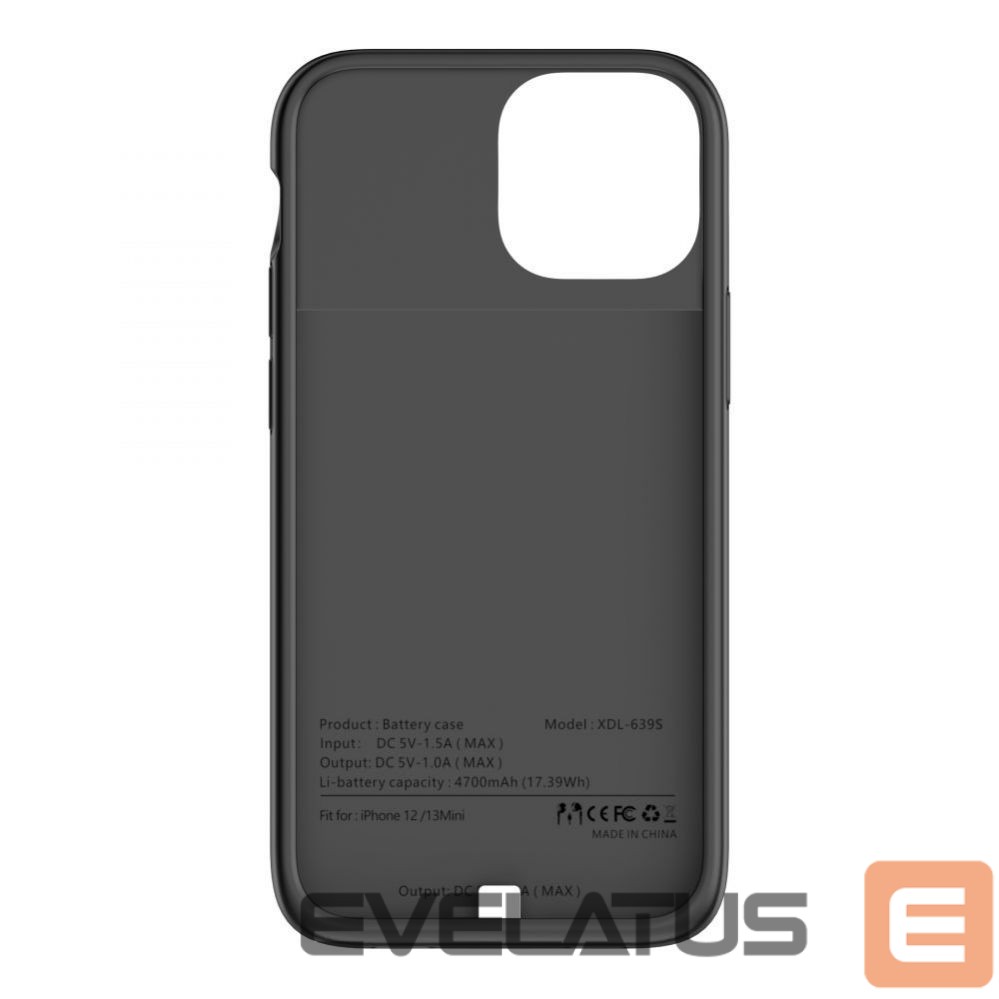 Väline aku Tech-Protect Tech-Protect PowerCase for iPhone 12 mini / 13 mini with 4700mAh powerbank - black