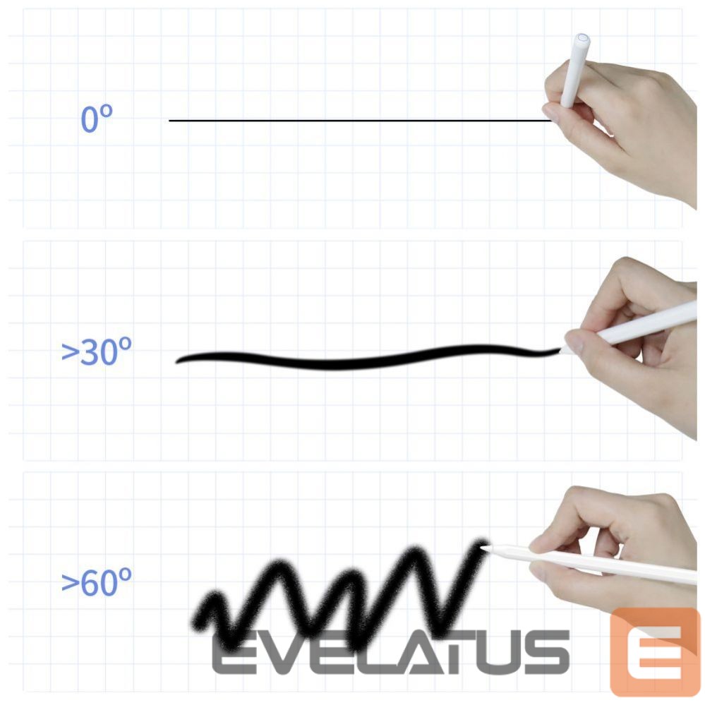 Puutepliiats Tech-Protect Tech-Protect Digital Magnetic Stylus Pen 2 Magnetic for iPad Tablet - White