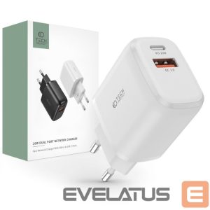 Adaptrid Tech-Protect  White \ USB-A (female) || USB-C (female) \ without cable 