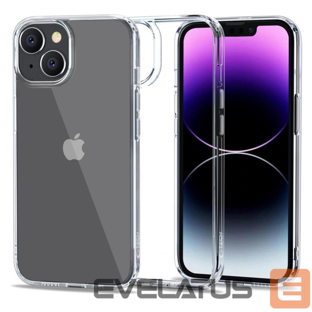 Tagakaaned Tech-Protect Tech-Protect FlexAir Hybrid iPhone 14 Case - Clear