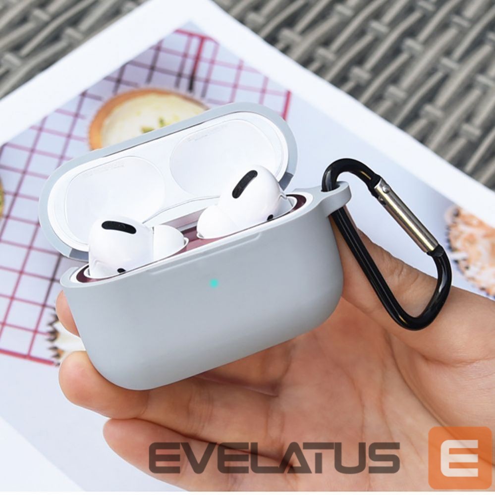Korpus kõrvaklappidele Tech-Protect Apple AirPods Pro 1 / 2 Icon Hook Case Black