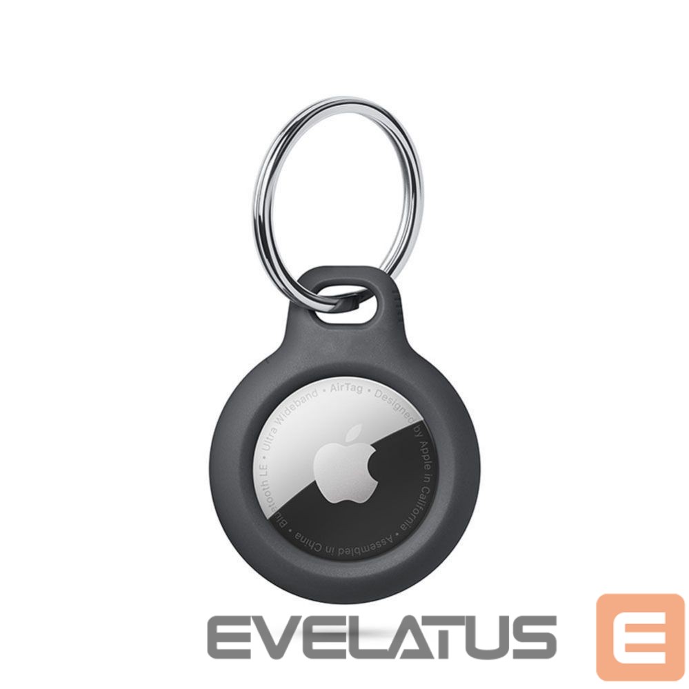Tagakaaned Tech-Protect Tech-Protect Rough Case for Apple AirTag with Ring - Black