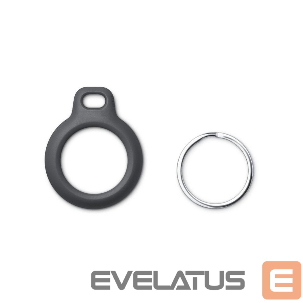 Tagakaaned Tech-Protect Tech-Protect Rough Case for Apple AirTag with Ring - Black