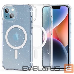 Tagakaaned Tech-Protect  Tech-Protect FlexAir Hybrid MagSafe iPhone 13/14 Case - Clear Glitter 