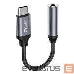 Kaabel Tech-Protect  Tech-Protect UltraBoost USB-C / 3.5mm mini jack adapter - black 