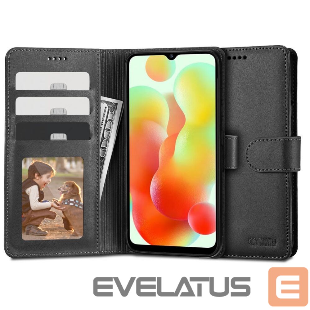 Tagakaaned Tech-Protect - Tech-Protect Wallet case for Xiaomi Redmi 12C - black