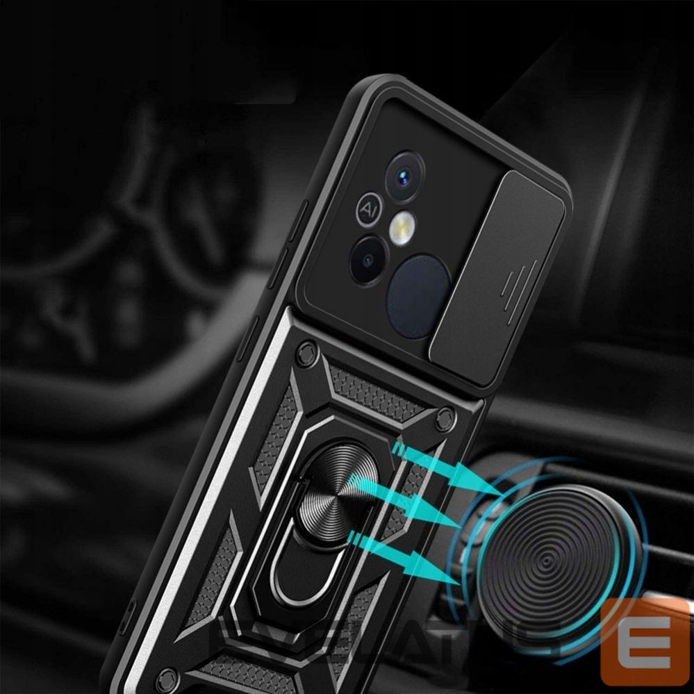 Tagakaaned Tech-Protect Tech-Protect CamShield Pro Case for Xiaomi Redmi 12C - Black