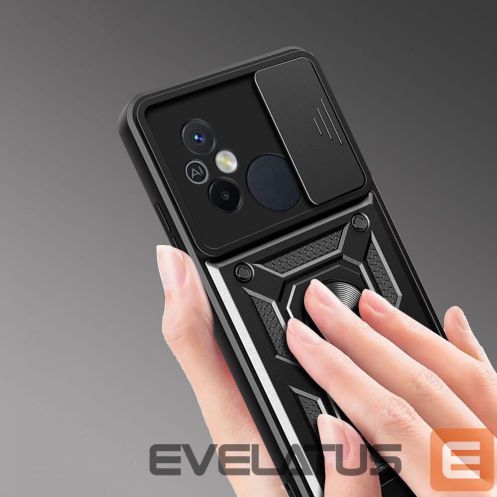 Tagakaaned Tech-Protect Tech-Protect CamShield Pro Case for Xiaomi Redmi 12C - Black