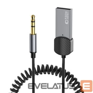 Kaabel Tech-Protect  Tech-Protect UltraBoost audio adapter mini jack 3.5mm (male) / Bluetooth - gray 