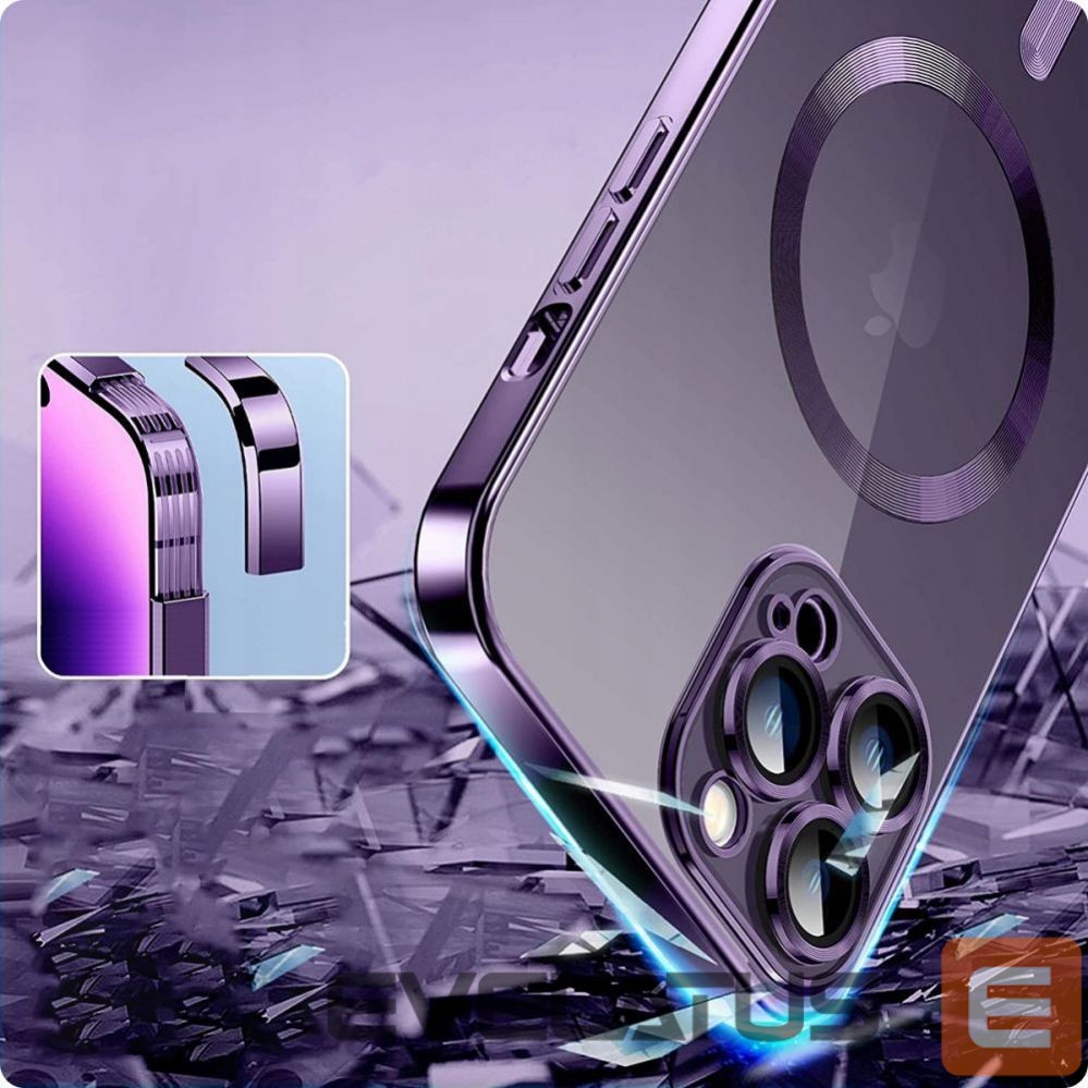 Tagakaaned Tech-Protect Tech-Protect MagShine Line MagSafe iPhone 14 Pro Case - Purple