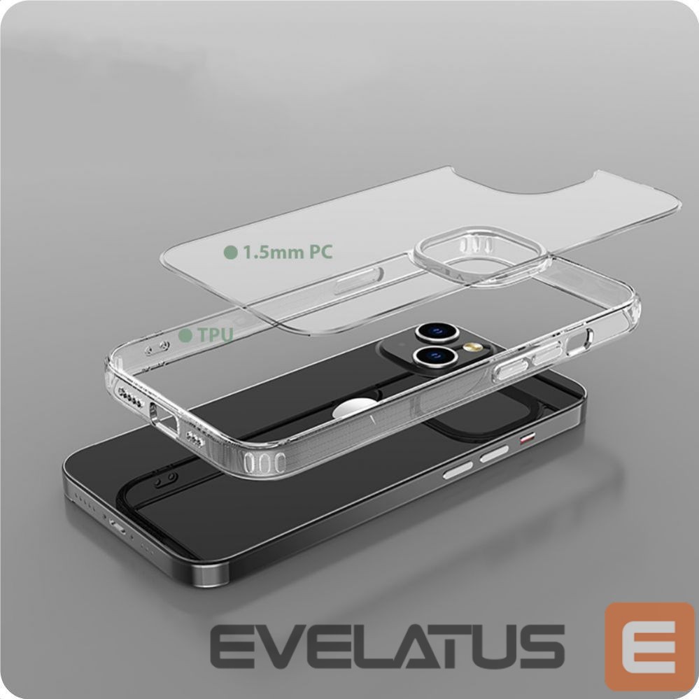 Tagakaaned Tech-Protect Tech-Protect FlexAir Hybrid iPhone 15 Case - Clear