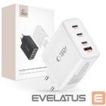 Adaptrid Tech-Protect  Tech-Protect NC100W-GAN charger GaN 3x USB-C PD 100W / USB-A QC 3.0 - white 