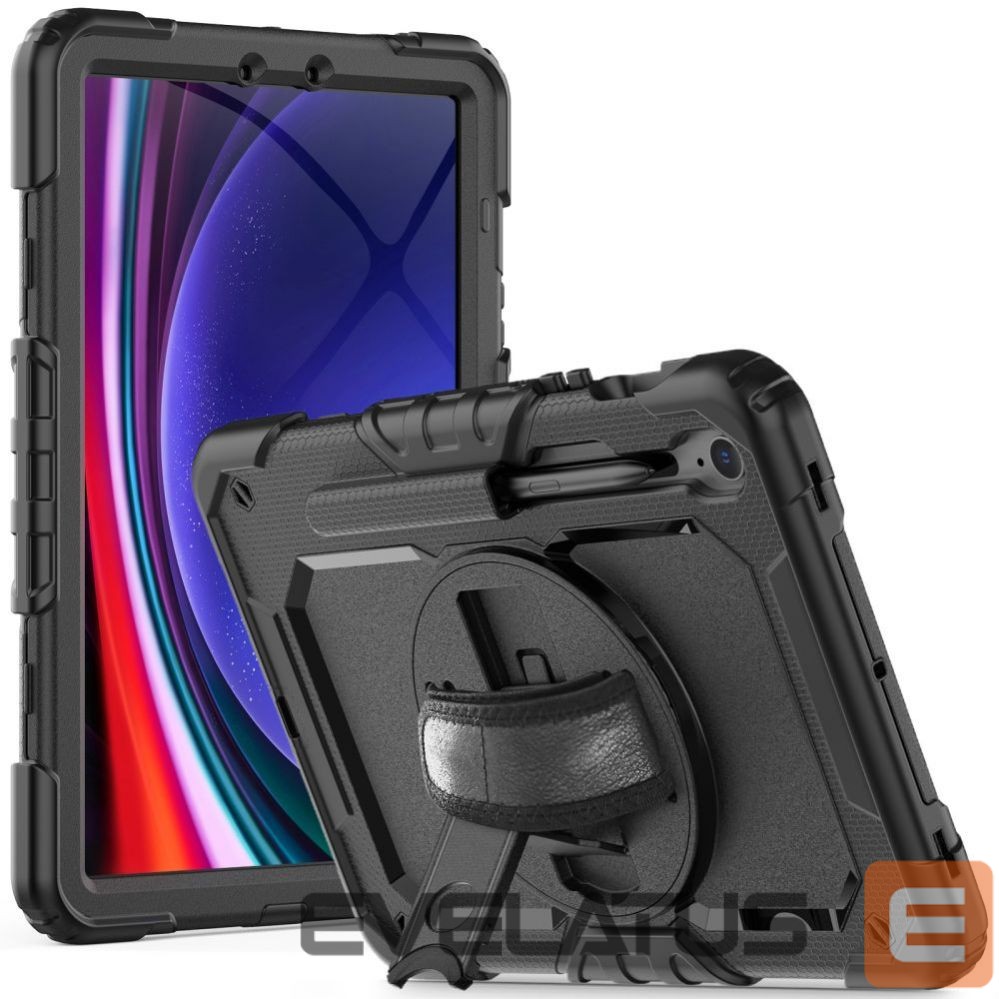 Tagakaaned Tech-Protect Tech-Protect Solid360 Case for Samsung Galaxy Tab S9 FE 10.9" X510 / X516B - Black