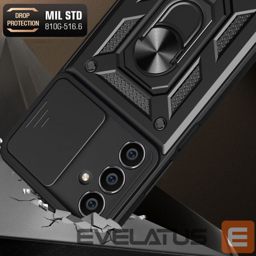 Tagakaaned Tech-Protect Tech-Protect CamShield Pro Case for Samsung Galaxy S23 FE - Black