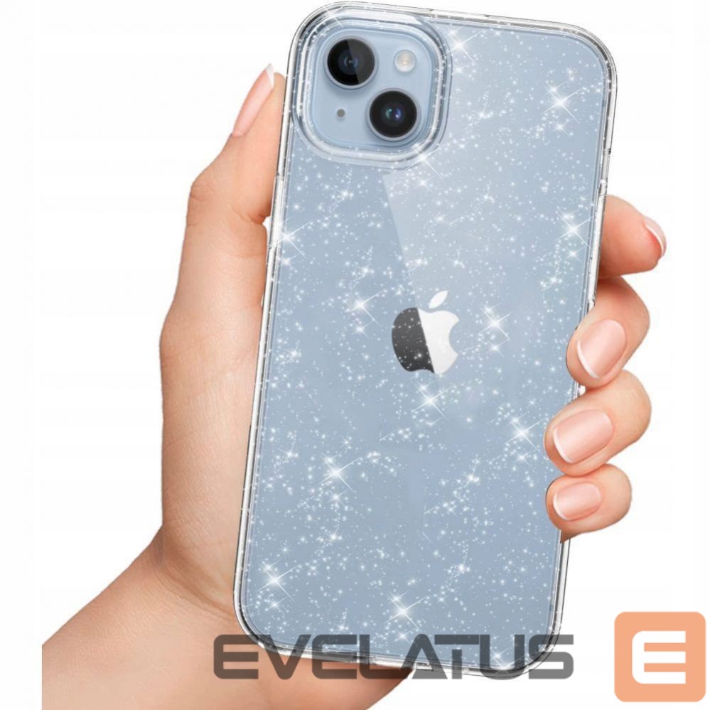 Tagakaaned Tech-Protect Tech-Protect FlexAir Hybrid Case for Samsung Galaxy S23 FE - Clear-Glitter