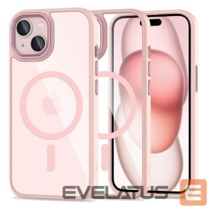 Tagakaaned Tech-Protect  Tech-Protect MagMat MagSafe iPhone 15 Case - Clear Pink 