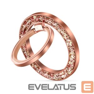 Automaatne hoidja Tech-Protect  Tech-Protect MMR200 magnetic holder / ring with MagSafe - pink with crystals 