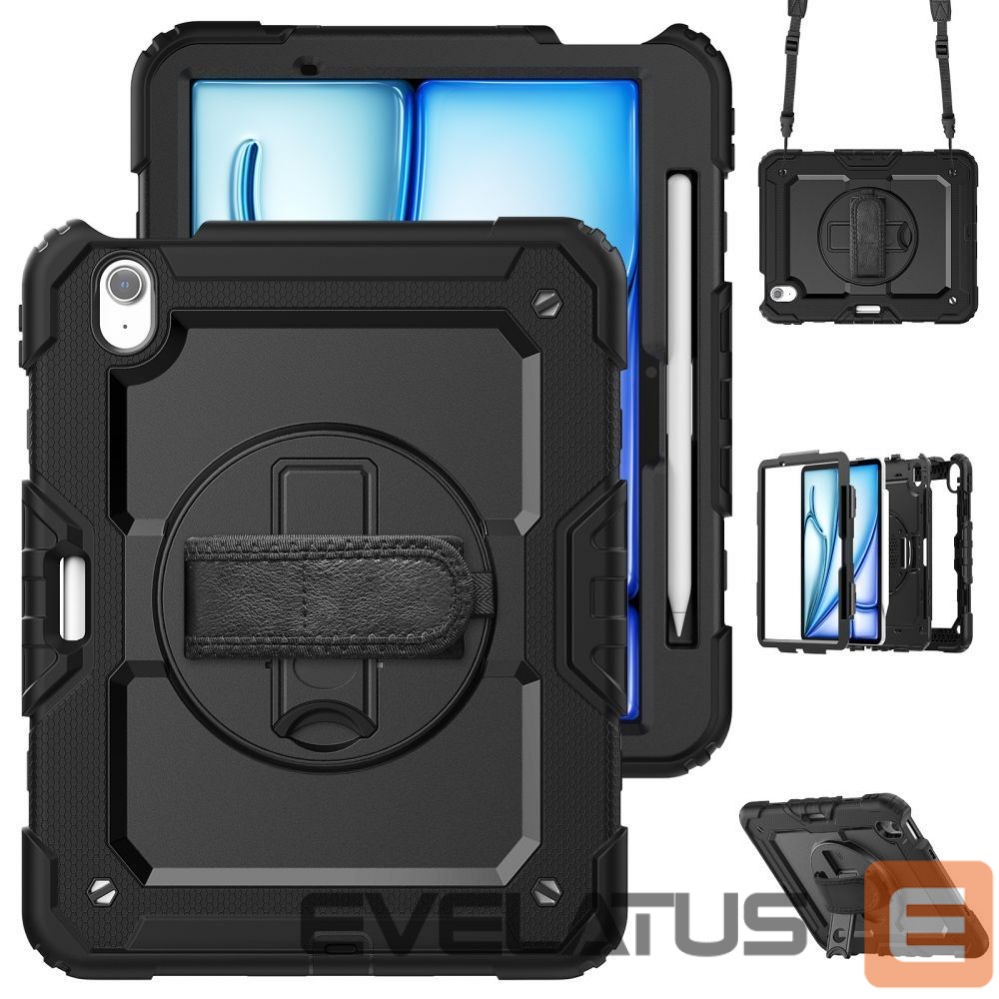 Tagakaaned Tech-Protect Tech-Protect Solid360 iPad Air 11" 2024 Case - Black