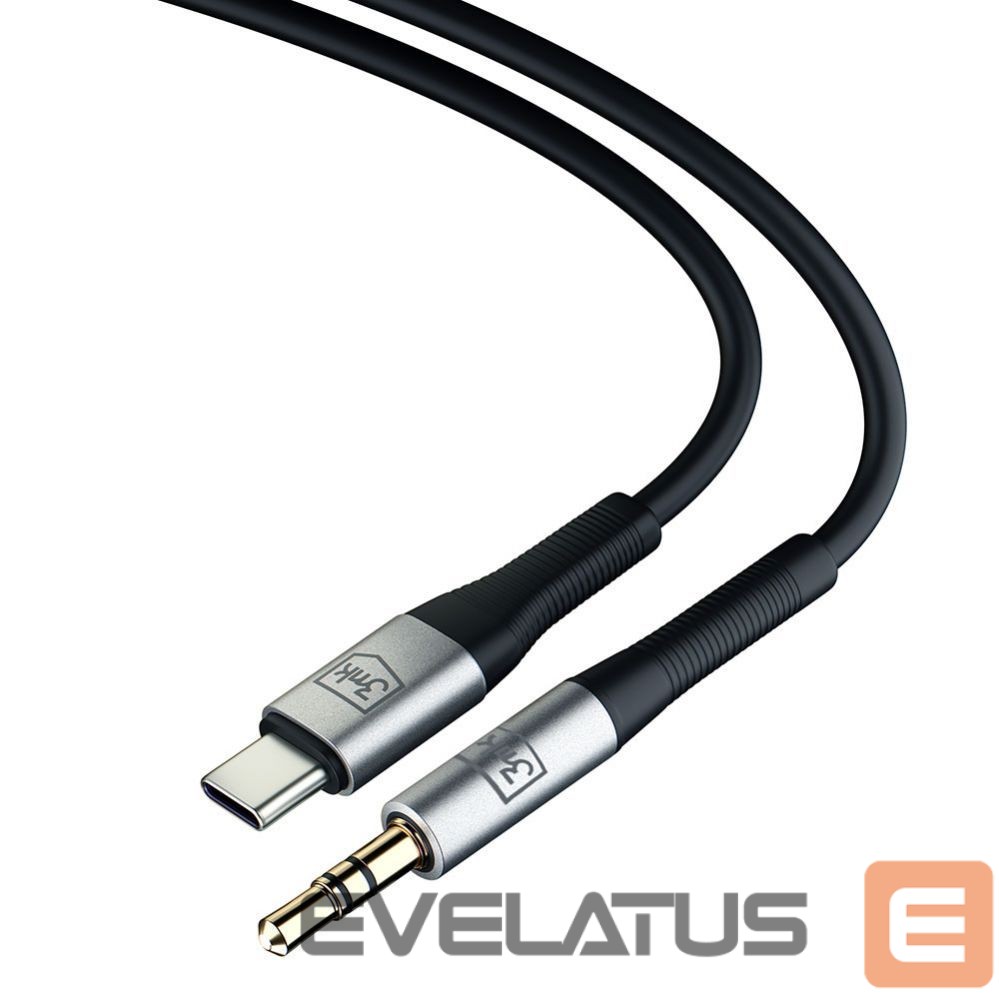 Kaabel 3MK Accessories - 3mk AUX Cable USB-C - Jack 3.5 mm