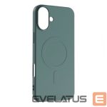 Tagakaaned Hurtel  Liquid Silicone Case MagSafe for iPhone 16 Pro Max - dark green 