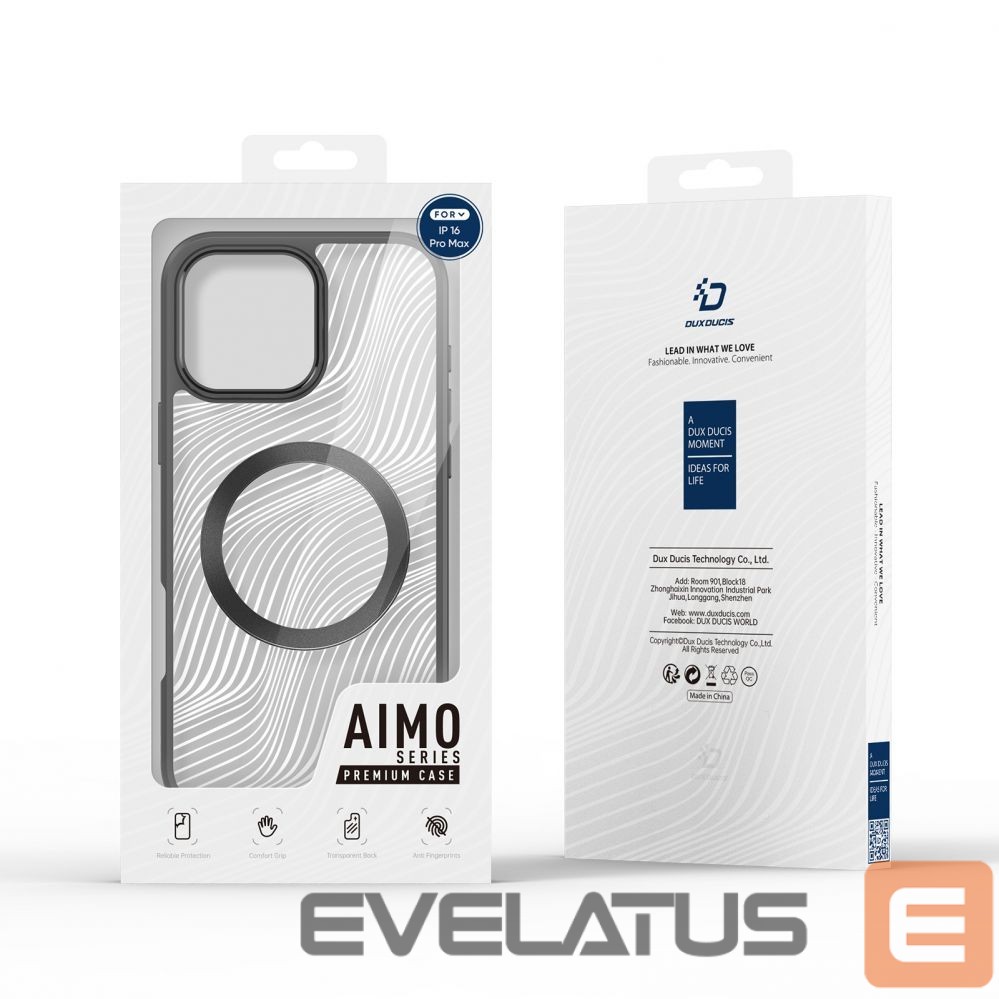 Tagakaaned Dux Ducis Dux Ducis Aimo Mag case with MagSafe for iPhone 16 Pro Max - black