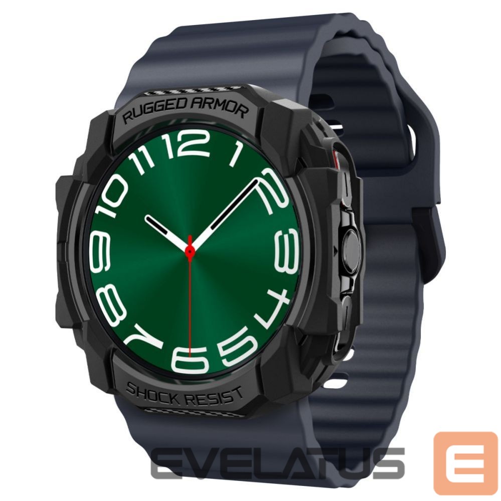 Tagakaaned Spigen Spigen Rugged Armor Case for Samsung Galaxy Watch Ultra (47mm) - Matte Black