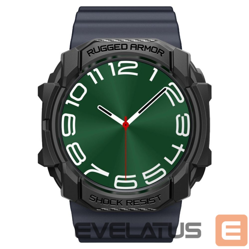 Tagakaaned Spigen Spigen Rugged Armor Case for Samsung Galaxy Watch Ultra (47mm) - Matte Black