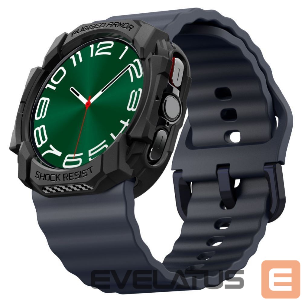 Tagakaaned Spigen Spigen Rugged Armor Case for Samsung Galaxy Watch Ultra (47mm) - Matte Black