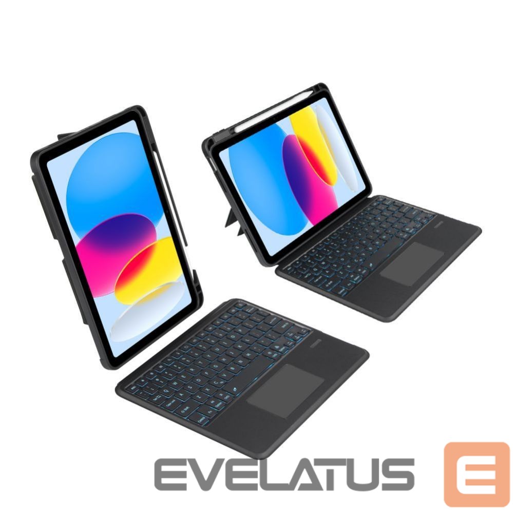 Tagakaaned Tech-Protect Tech-Protect SC Mag Pen + Keyboard Case for iPad 10.9" 10th Gen. (2022) - Black
