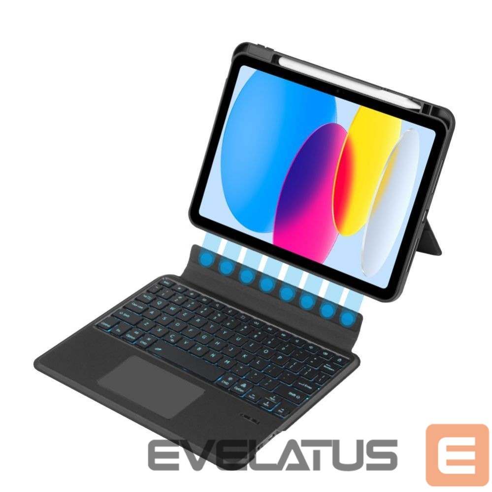 Tagakaaned Tech-Protect Tech-Protect SC Mag Pen + Keyboard Case for iPad 10.9" 10th Gen. (2022) - Black