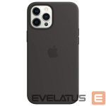 Tagakaaned Apple - Etui Apple MHLG3ZE/A iPhone 12 Pro Max    6.7" MagSafe czarny/black Silicone Case 