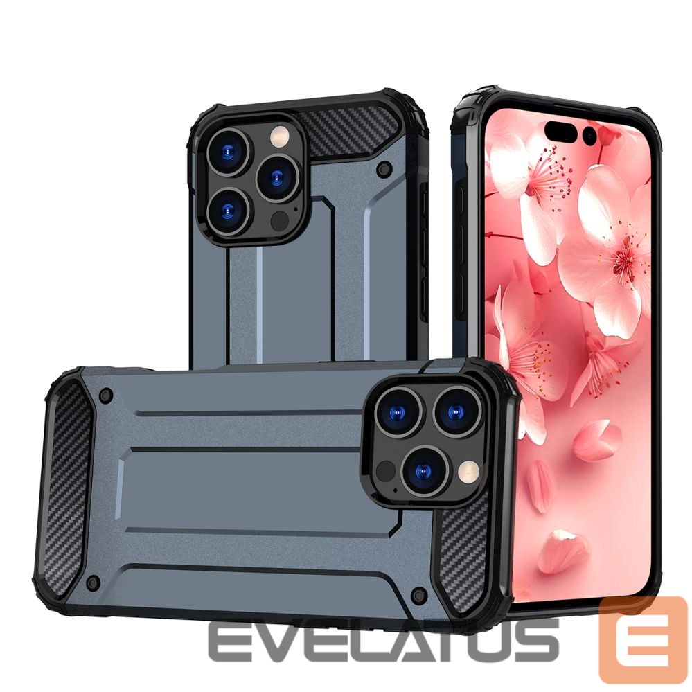 Tagakaaned Hurtel Hybrid Armor iPhone 16 Pro Case - Blue