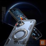 Tagakaaned Hurtel  Hybrid Armor Trendy Case with MagSafe for iPhone 16 - Blue 