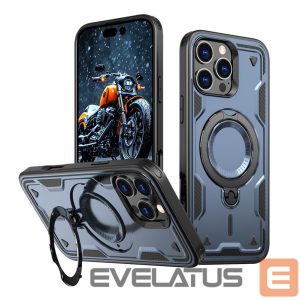 Tagakaaned Hurtel  Hybrid Armor Trendy Case with MagSafe for iPhone 16 Pro - Blue 