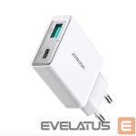 Adaptrid Joyroom  Joyroom JR-TCF14 20W USB-A USB-C Super Slim Wall Charger - White 