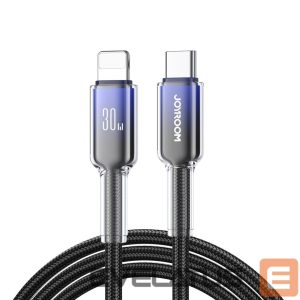 Kaabel Joyroom  Black \ Lightning (male) || USB-C (męski) 
