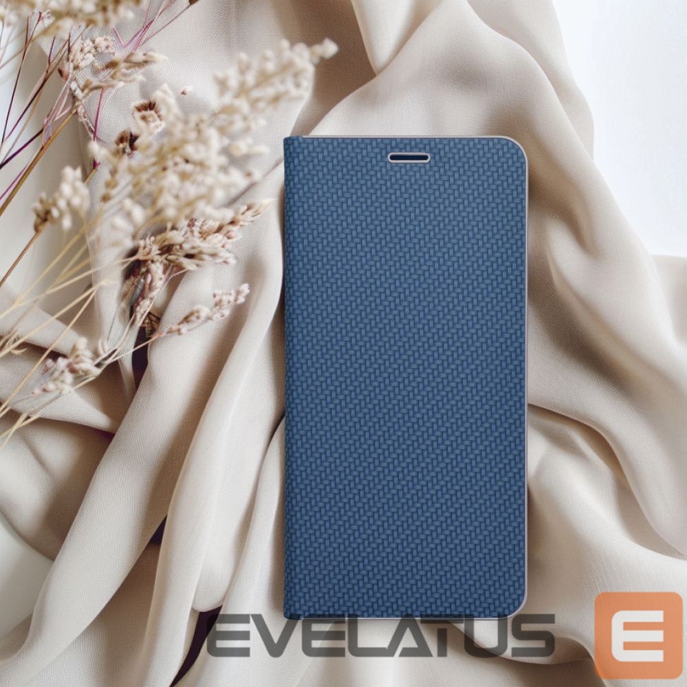 Kaaned - kaaned OEM Flip case for Samsung A54 5G Luna Book Carbon blue