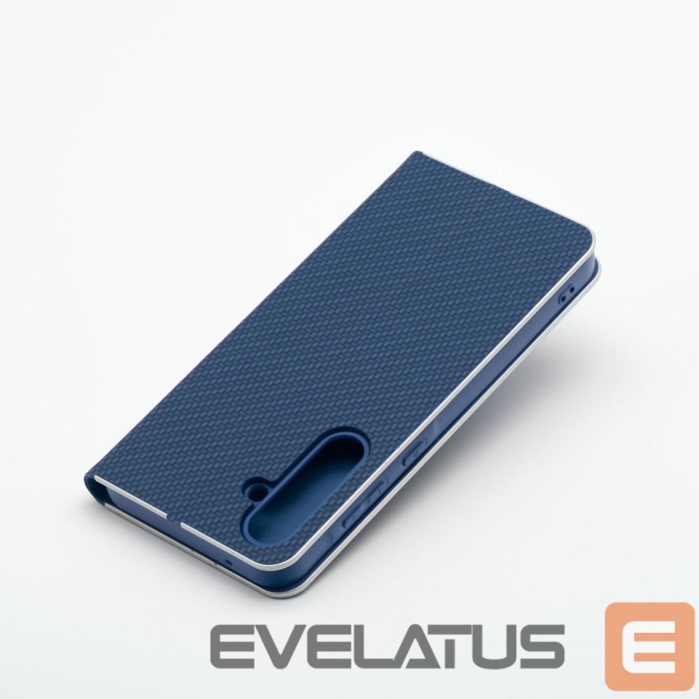 Kaaned - kaaned OEM Flip case for Samsung A54 5G Luna Book Carbon blue