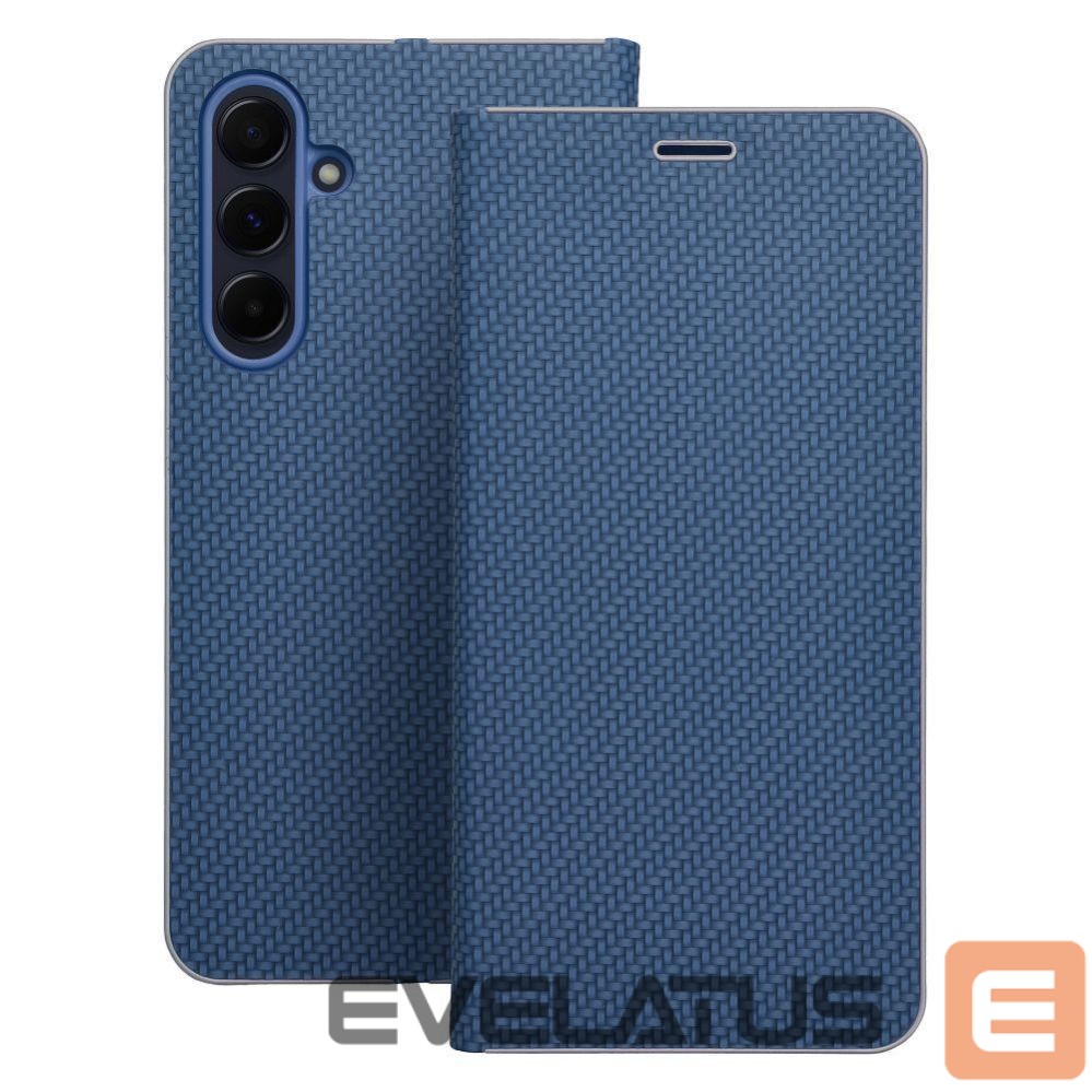 Kaaned - kaaned OEM Flip case for Samsung A54 5G Luna Book Carbon blue