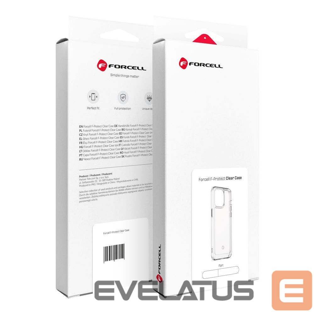 Tagakaaned Forcell - Case for iPhone 14 PLUS Forcell F-Protect Clear