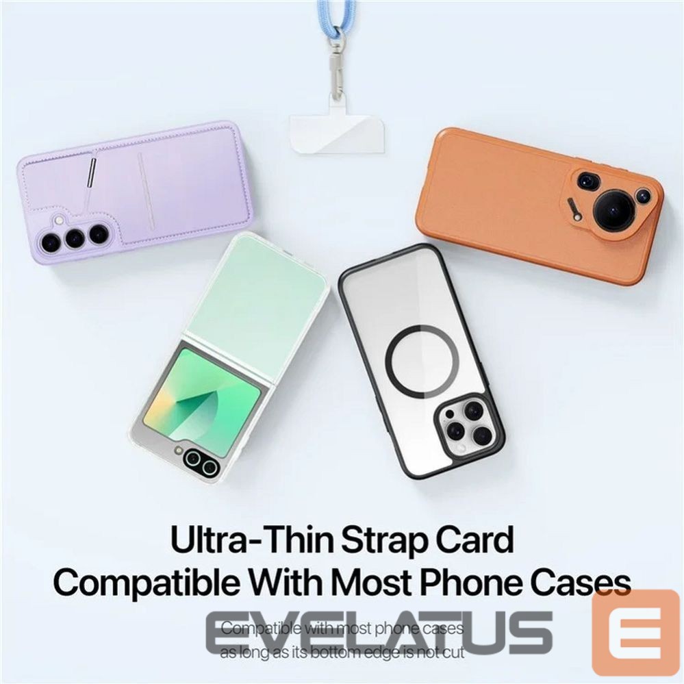 Rõngahoidja Dux Ducis Universal DUX DUCIS Plaz - cross-body phone strap - light blue Light Blue