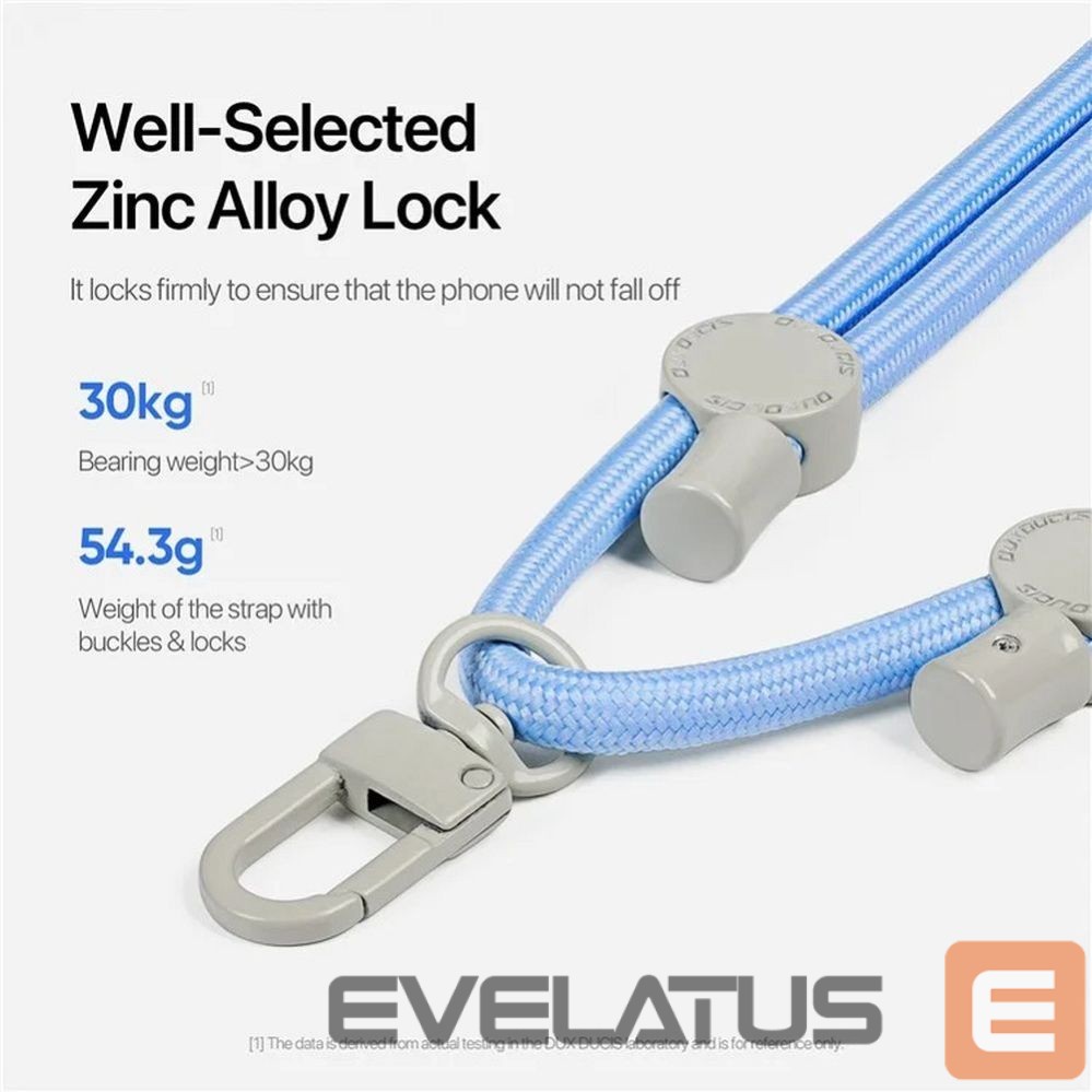 Rõngahoidja Dux Ducis Universal DUX DUCIS Plaz - cross-body phone strap - light blue Light Blue